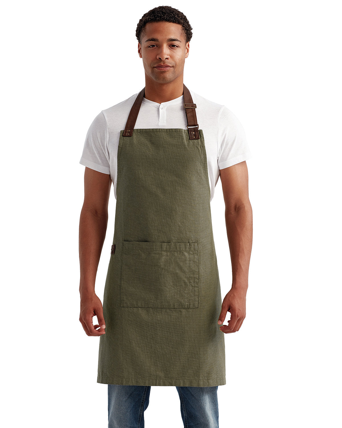 Reprime RP144 Unisex Oxford Apron - Premium Artisan Collection for Cooking, Baking, BBQ & Workshop Use