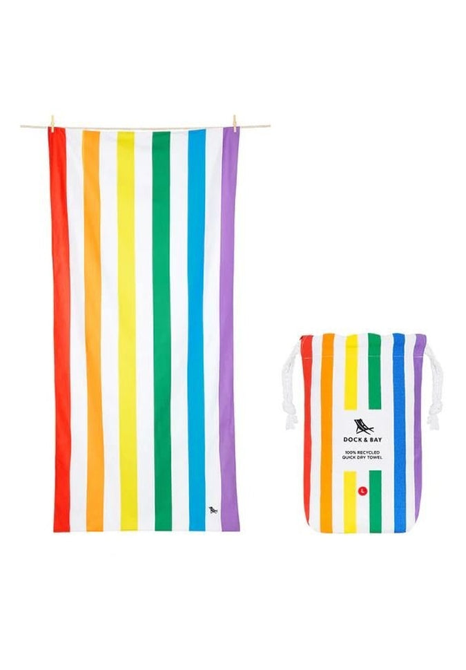 Dock & Bay Quick Dry Large Beach Towels - Ultra Absorbent, Lightweight & Fast Drying for Pool, Gym, Travel & Outdoor Activities