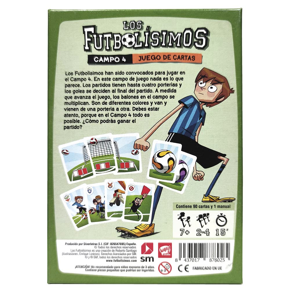 Tranjis Games Moulin Roty Los Futbolisimos Card Game - Fun for Family Game Nights