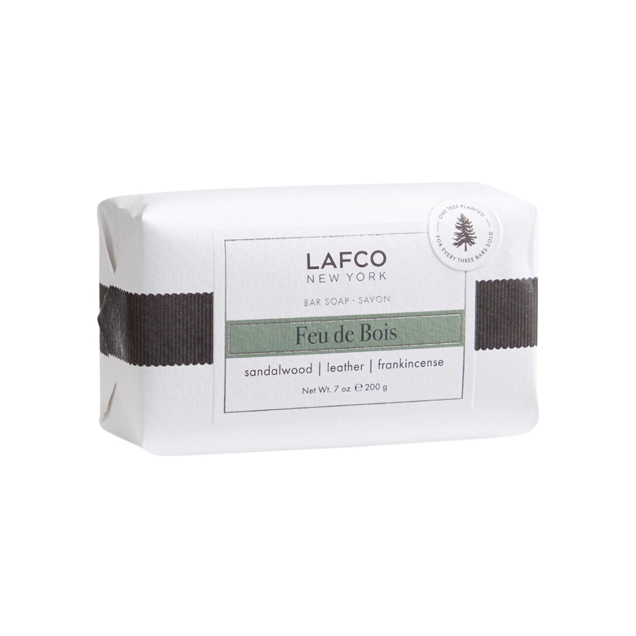LAFCO Feu De Bois Luxury Scented Candle - Premium Home Fragrance for Relaxation & Aromatherapy - Perfect for Living Room, Bedroom & Spa Use
