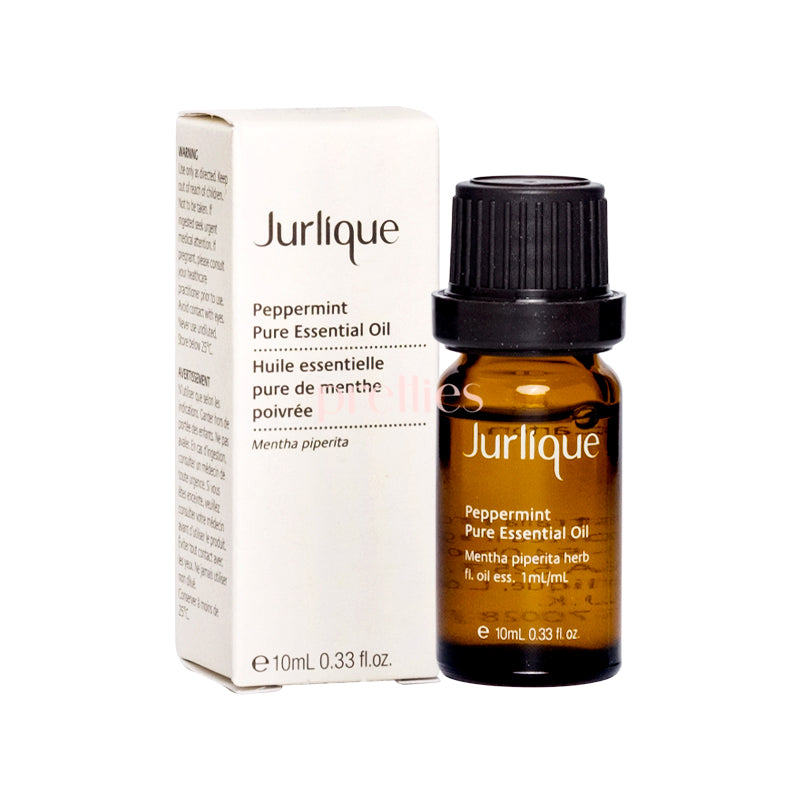 Jurlique Peppermint Essential Oil 10ml - 100% Pure Natural Aromatherapy Oil for Relaxation, Stress Relief & Headache Relief - Perfect for Diffusers, Massage & Skincare (054689/139492)