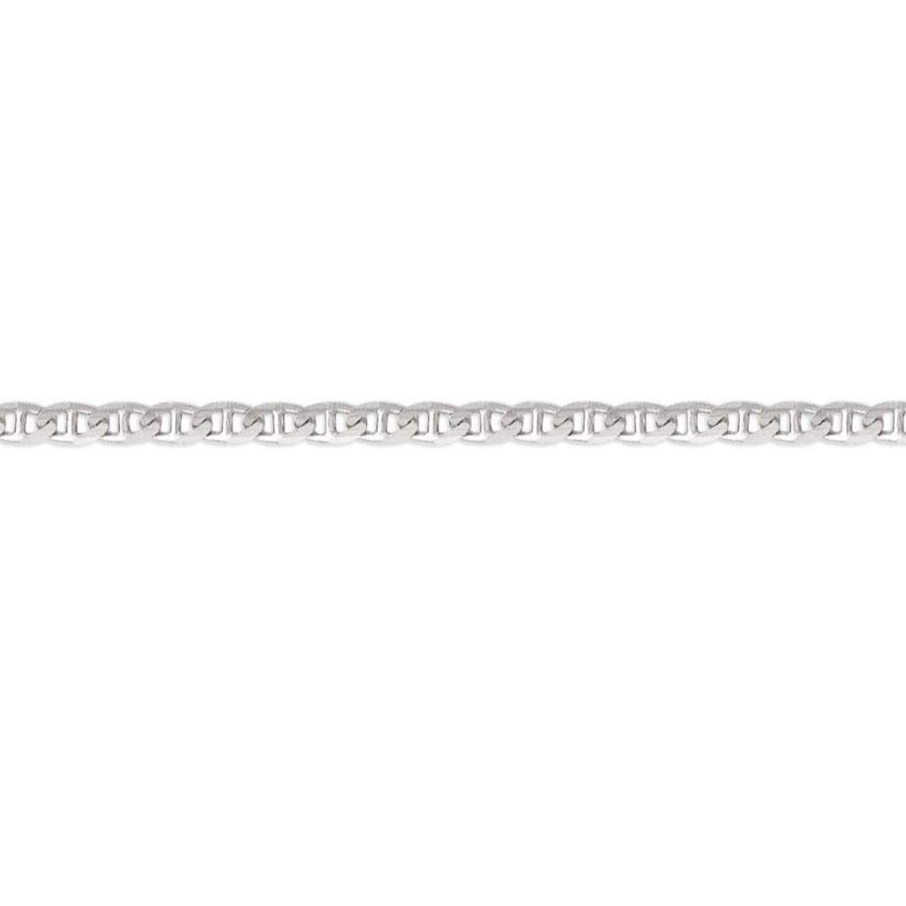 14K Real Gold Gucci Chain Necklace - White Rhodium Plated Italian Link Jewelry for Men & Women (16-24 Inch Length, 2.2-6.0mm Width) - Perfect Gift for Birthday, Anniversary & Special Occasions