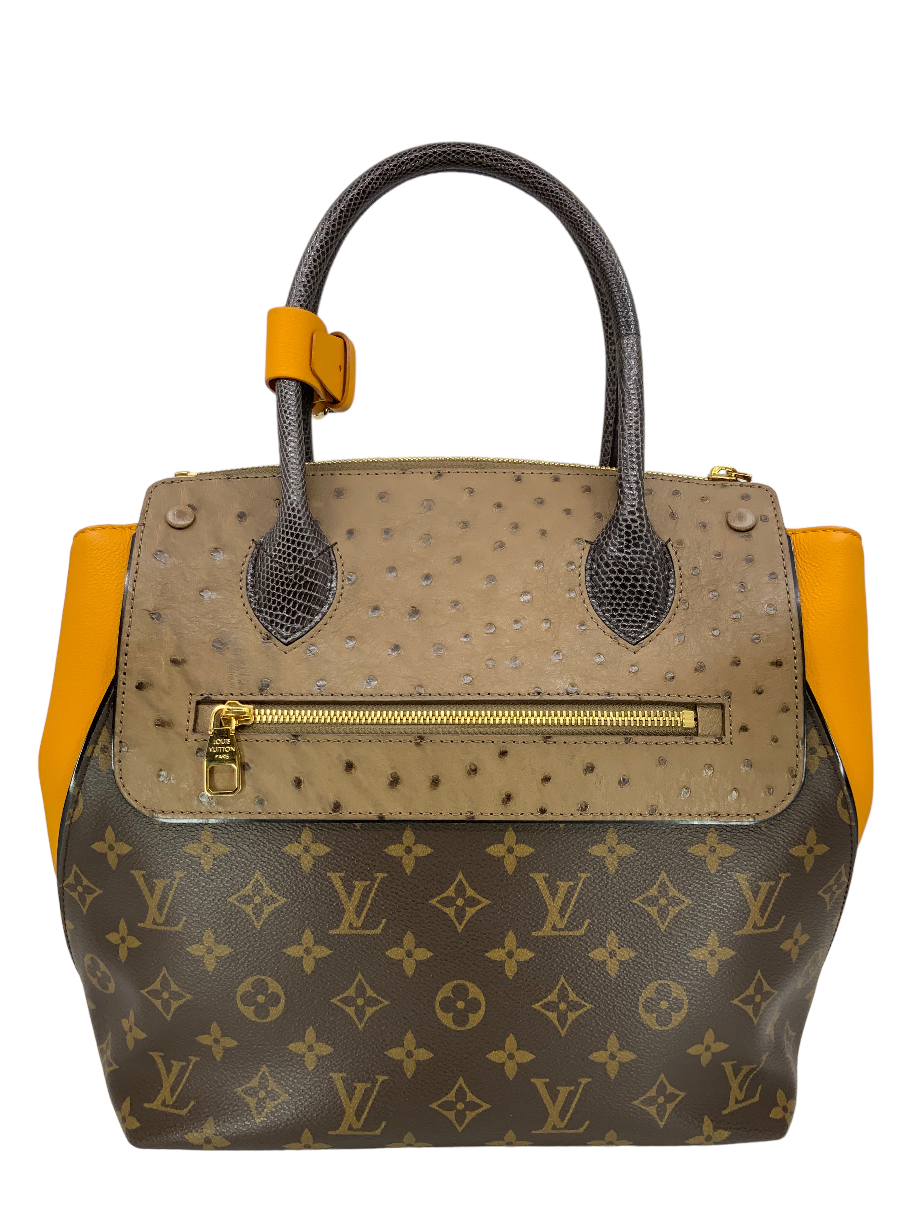 Louis Vuitton Limited Edition Bordeaux Exotique Monogram Majestueux MM Tote Bag - Luxury Designer Handbag for Women, Perfect for Work, Travel & Special Occasions