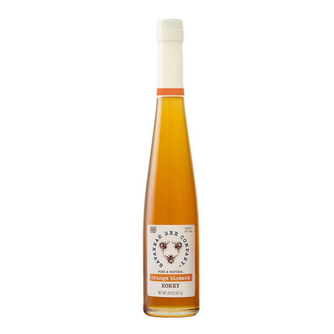 Pure Orange Blossom Honey - Raw, Unfiltered & Natural - Perfect for Tea, Baking & Healthy Breakfast