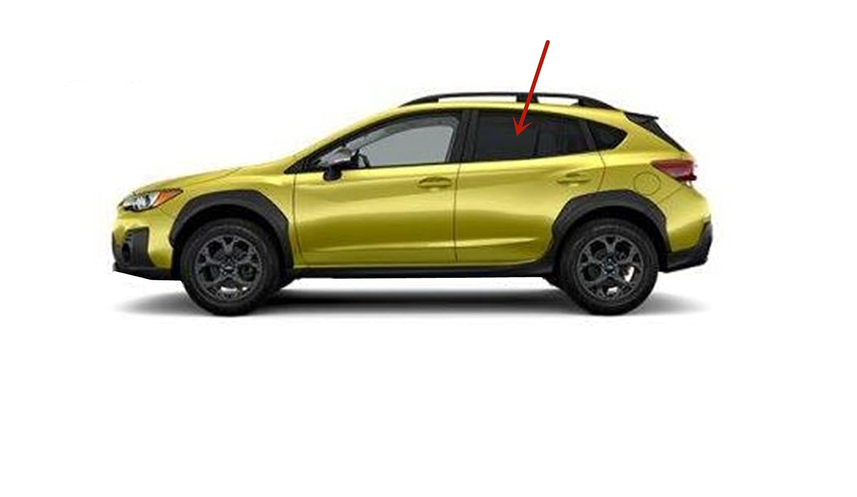 2018-2023 Subaru Crosstrek Driver Side Rear Door Window Glass Replacement - Perfect for Auto Repair & DIY Car Maintenance