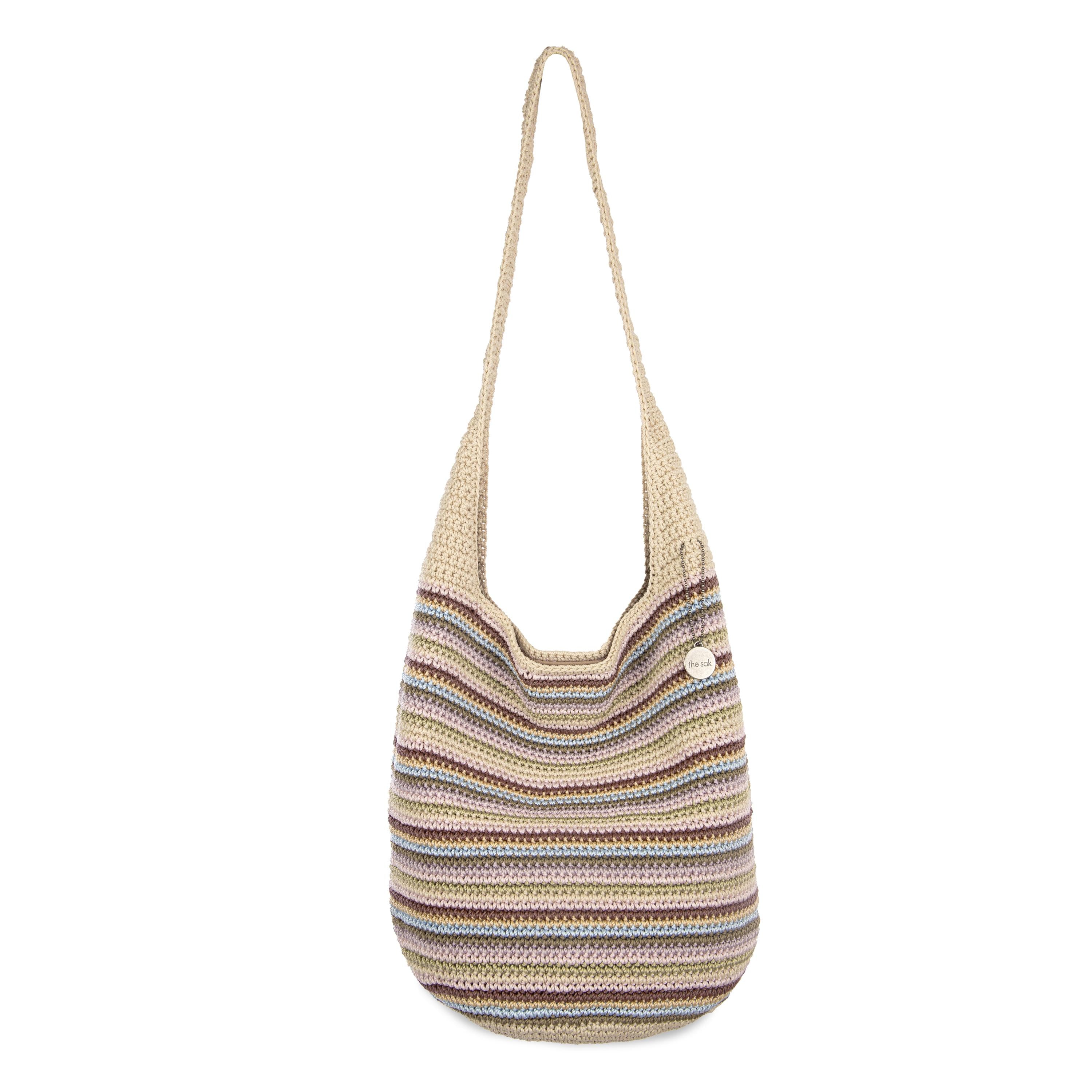 Hand Crochet - Pink Multi Stripe