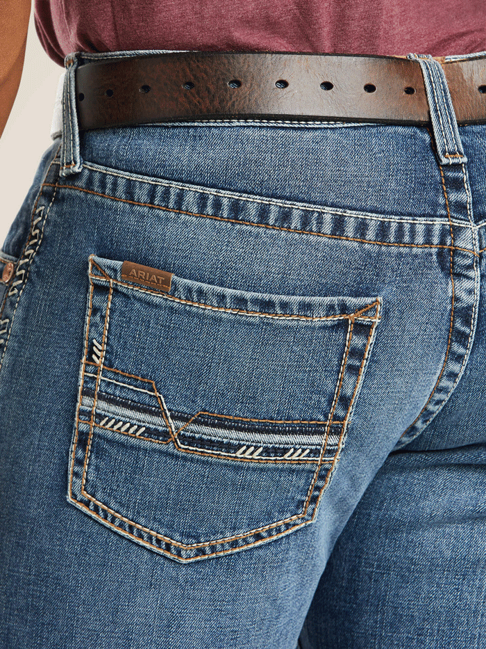 Ariat Men's M5 Slim Stretch Stillwell Stackable Straight Leg Jeans - Comfortable Work & Casual Denim Pants for Riding, Outdoor Activities & Everyday Wear