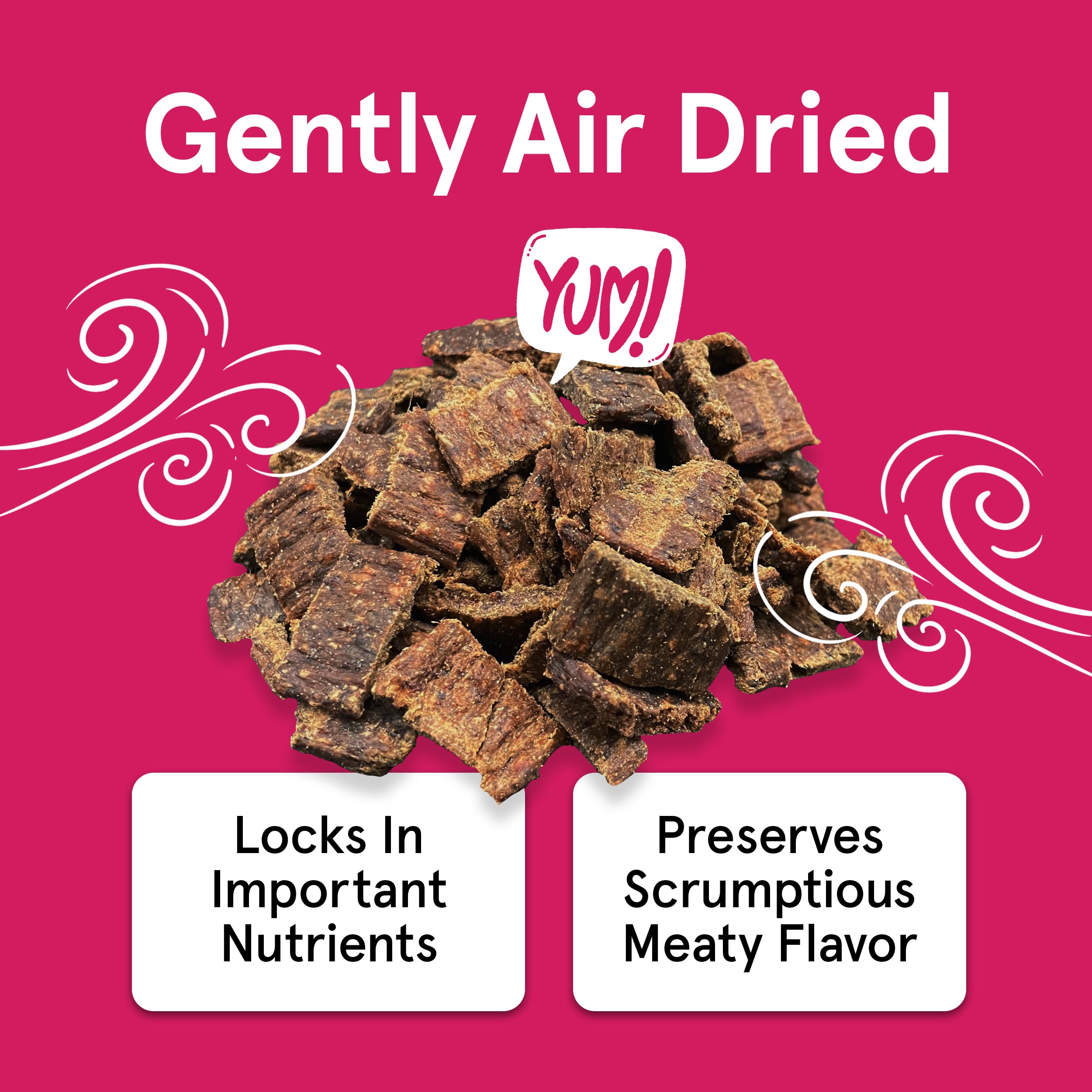 Premium Grain-Free Dog Treats - 12oz Air-Dried Lamb & Venison Jerky for Dogs | 95% Human-Grade, Free-Range, Grass-Fed Meat | All-Natural Training Snacks for Small, Medium & Large Dogs | Perfect for Training, Rewards & Outdoor Adventures