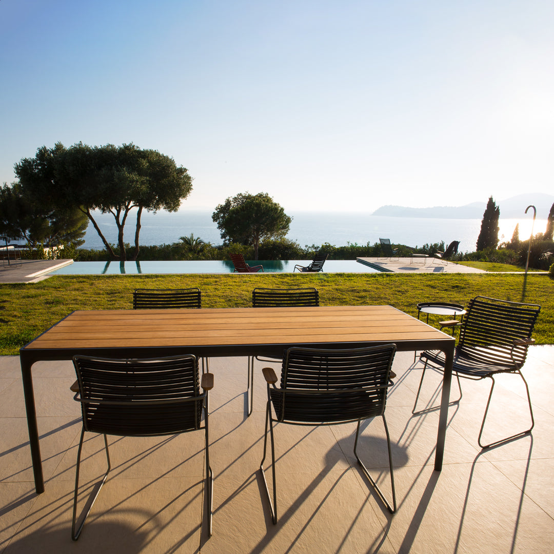 4-Piece Outdoor Dining Set with Rectangle Table - Perfect for Patio, Garden, and Backyard Entertaining
