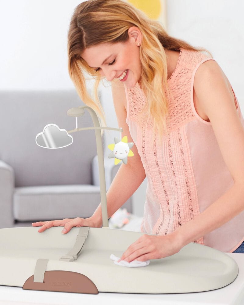 Skip Hop Wipe Clean Changing Pad - Waterproof Baby Diaper Changing Mat for Nursery & Travel - Easy to Clean Portable Changing Station for Newborns & Infants | Perfect for Home, Daycare & On-the-Go Parents