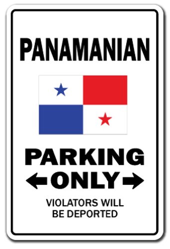 Authentic Panamanian Parking Sign - Panama Canal & Central America Souvenir | 17