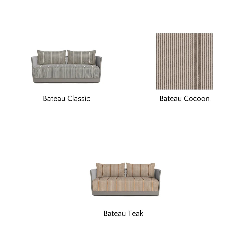 Antigua Outdoor 2-Seat Patio Sofa Set - Waterproof Wicker Furniture for Garden, Balcony, or Poolside Relaxation