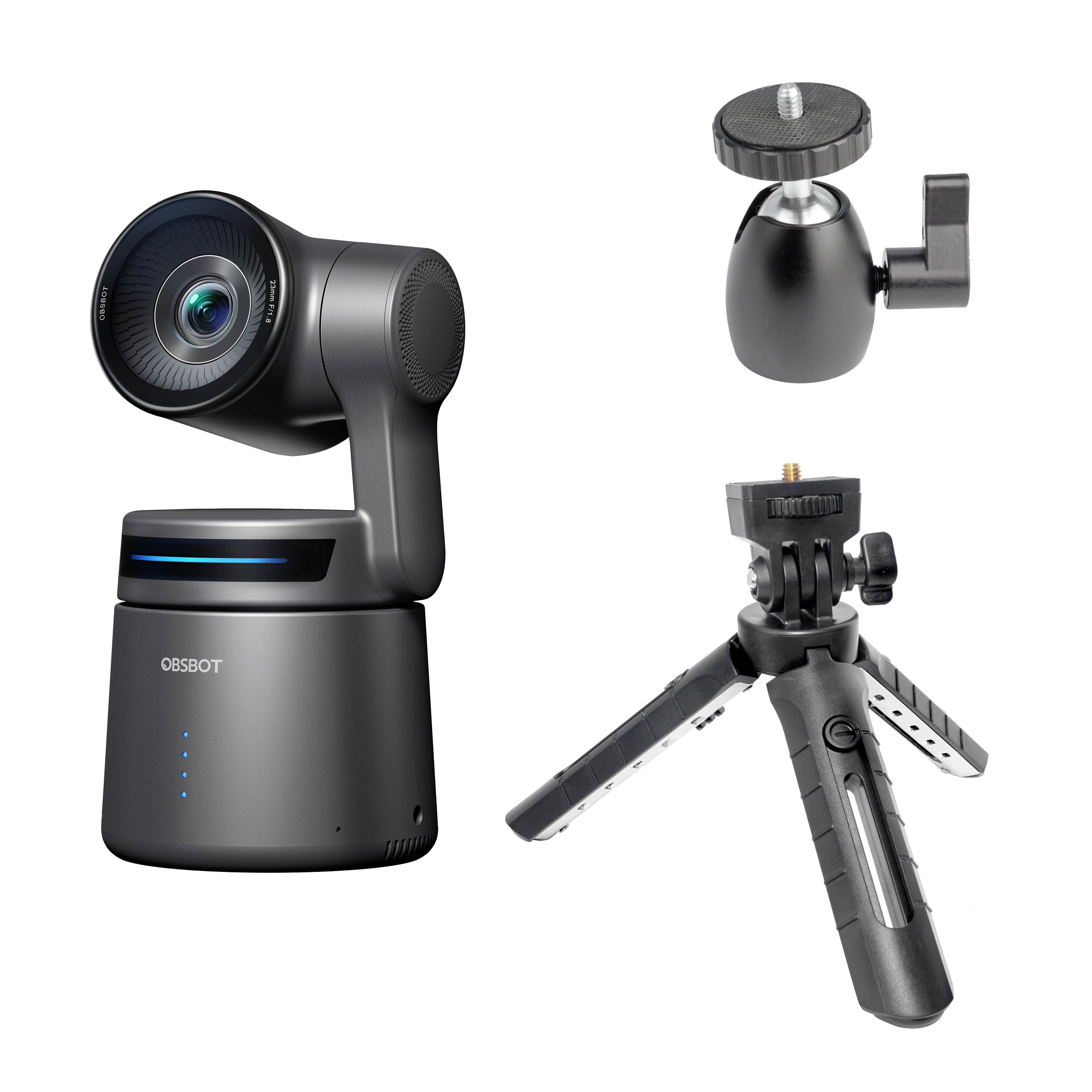 OBSBOT Tail Air AI-Powered 4K Webcam with Auto Tracking - Perfect for Video Conferencing, Live Streaming & Content Creation