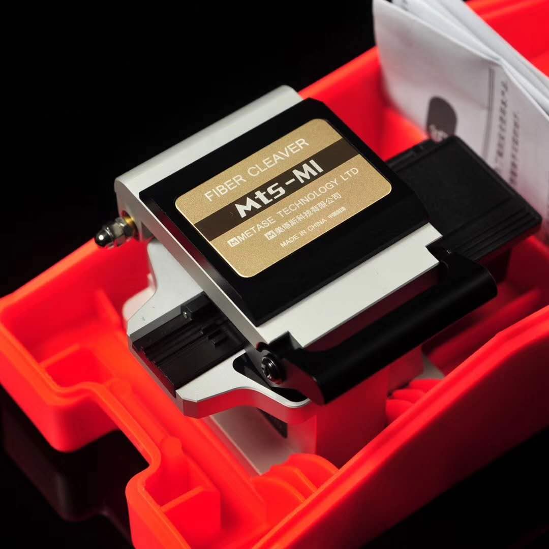 MTW High Precision Fiber Optic Cleaver & Stripper Tool Kit - 3 Hole Stripper, Stainless Steel Construction for Fiber Optic Cable Splicing & Network Installation