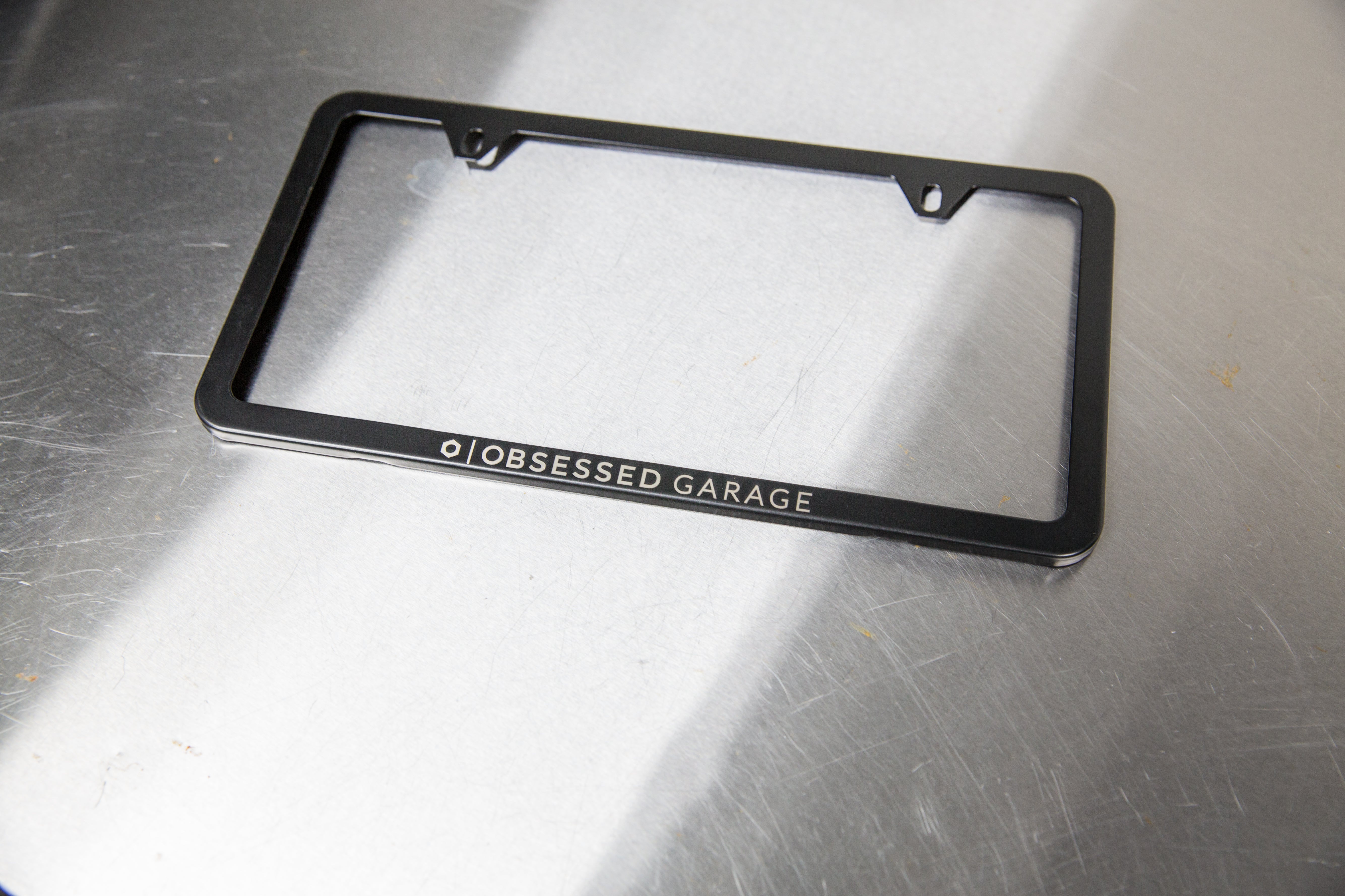 Premium Stainless Steel License Plate Frame - Rustproof & Durable Car Accessory for US Vehicles - Perfect for Cars, Trucks & SUVs - Enhances Vehicle Appearance & Protection