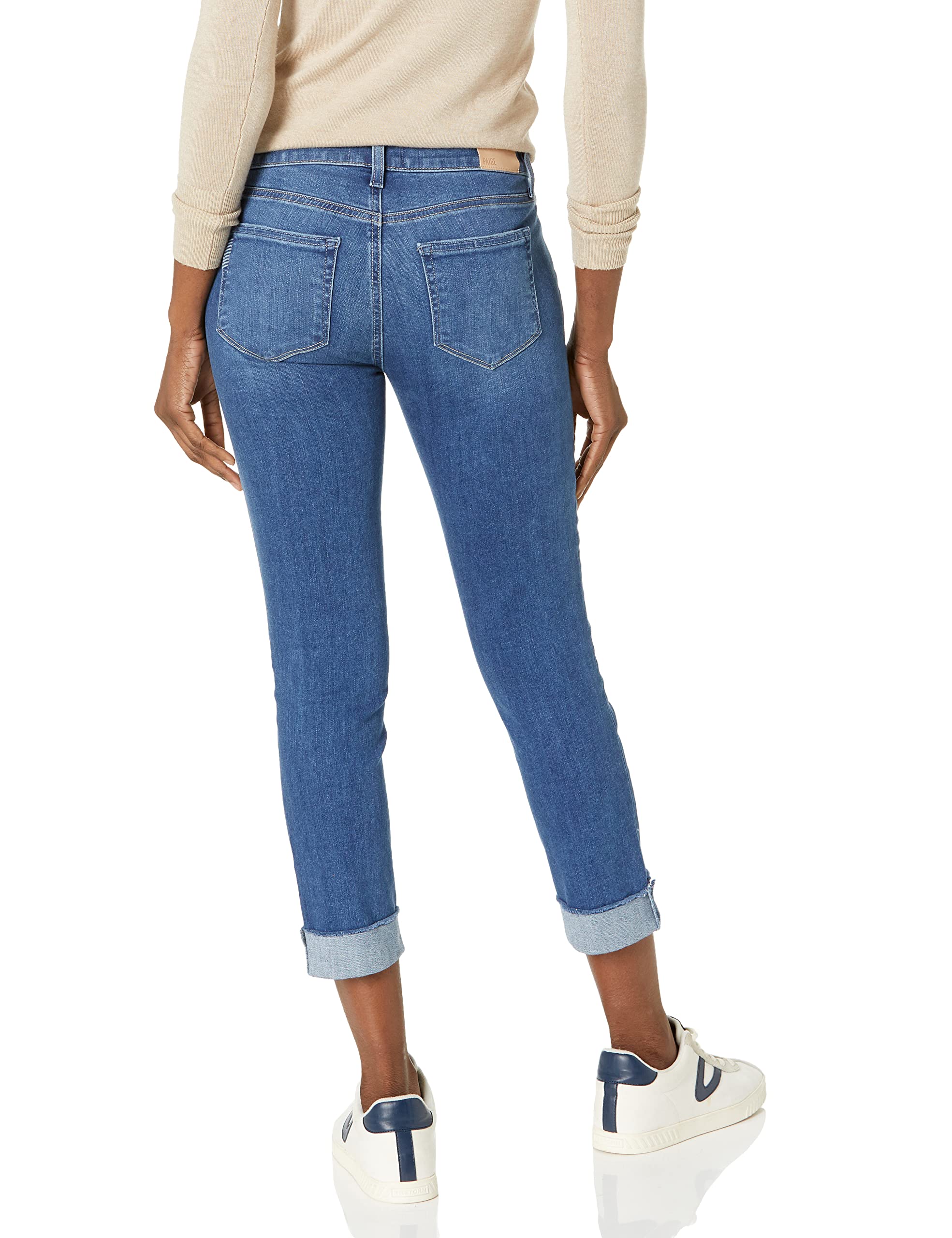 PAIGE Women's Skyline Straight Leg Jean - High Waist Stretch Denim Pants for Everyday Comfort | Perfect for Work, Casual Outfits & Weekend Wear