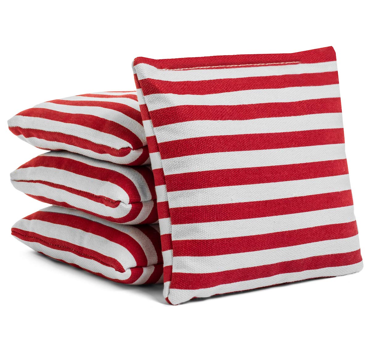 Premium Stars and Stripes Cornhole Bags Set of 8 with Tote Bag - American Flag Design Bean Bags for Tailgating, Backyard Games, BBQs, and Outdoor Parties