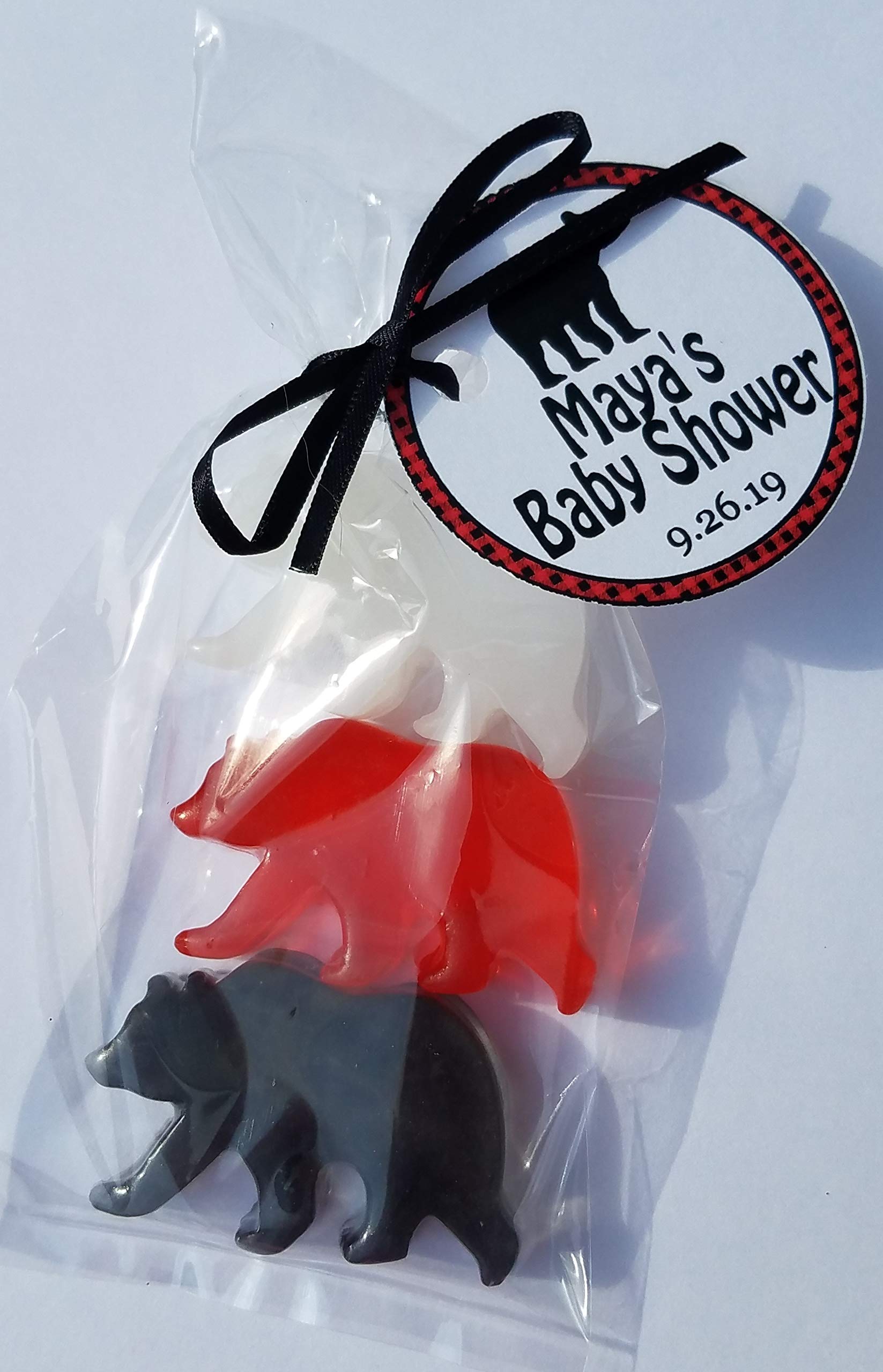Little Bear Woodland Party Favors - Natural Scented Soap Gifts for Baby Showers, Birthdays & Special Occasions - Perfect for Woodland Theme Decorations & Party Favors
