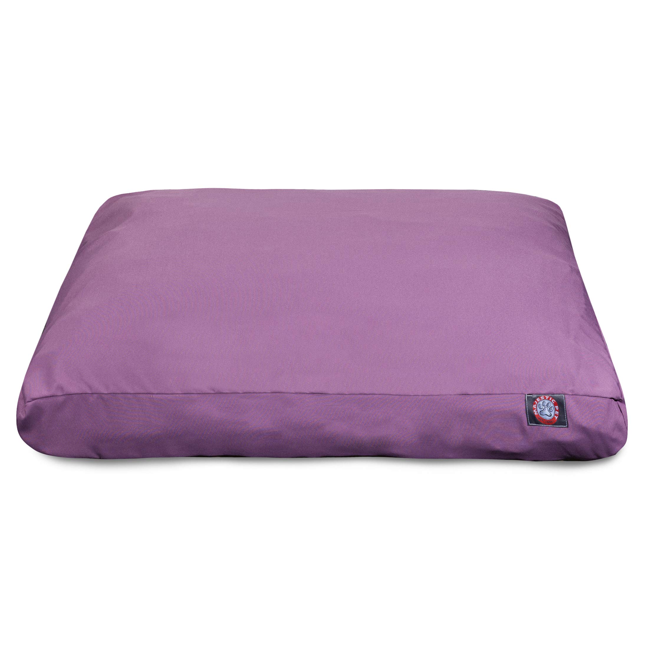 Majestic Pet Solid Lilac X-Large Rectangle Dog Bed - Soft Plush Orthopedic Support for Large Dogs, Perfect for Bedrooms, Living Rooms & Pet-Friendly Spaces