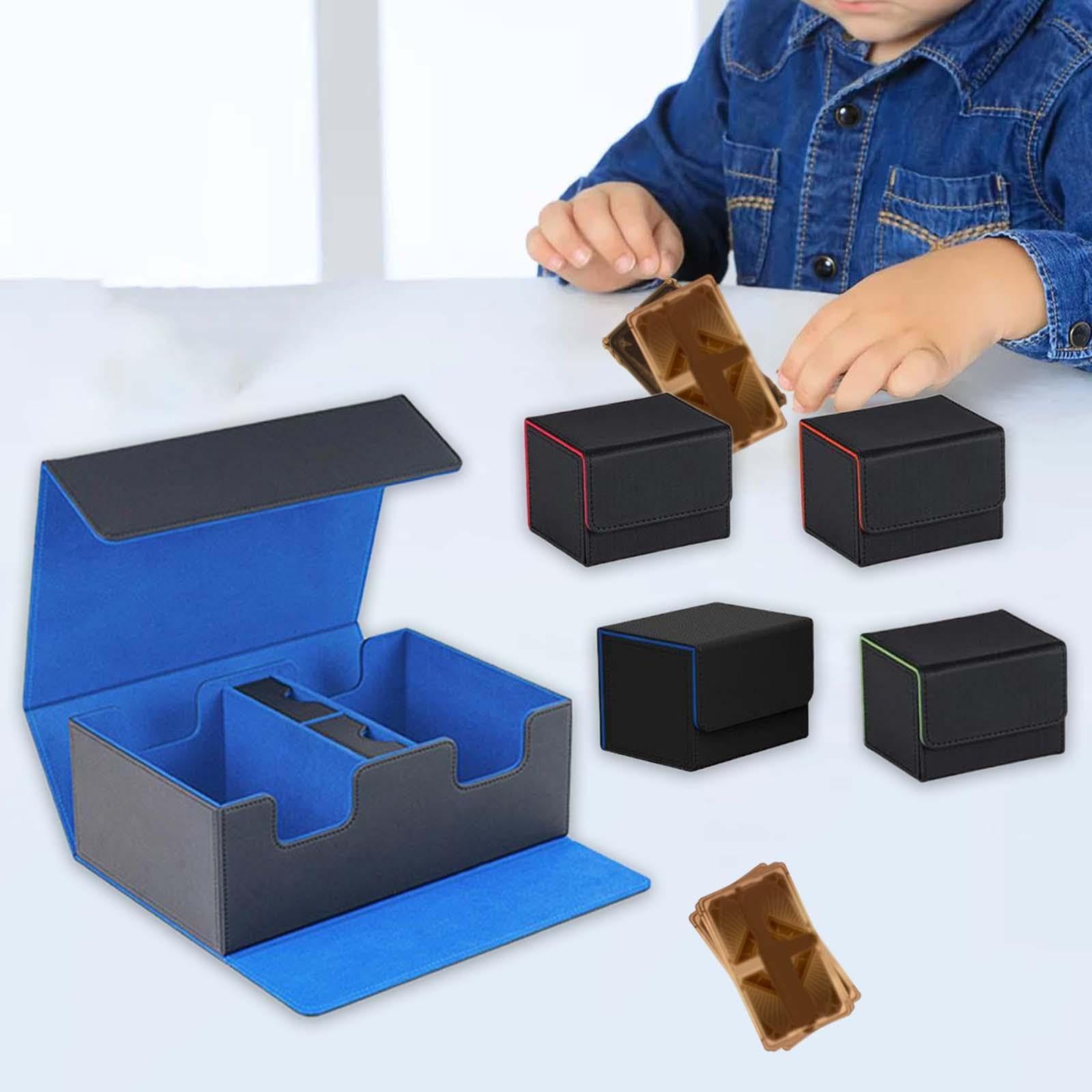 GaotKeut Premium Trading Card Deck Box - Durable Card Storage Case with Protective Sleeves for MTG, Pokemon & Yu-Gi-Oh Cards - Perfect for Game Nights, Collectors & Card Display