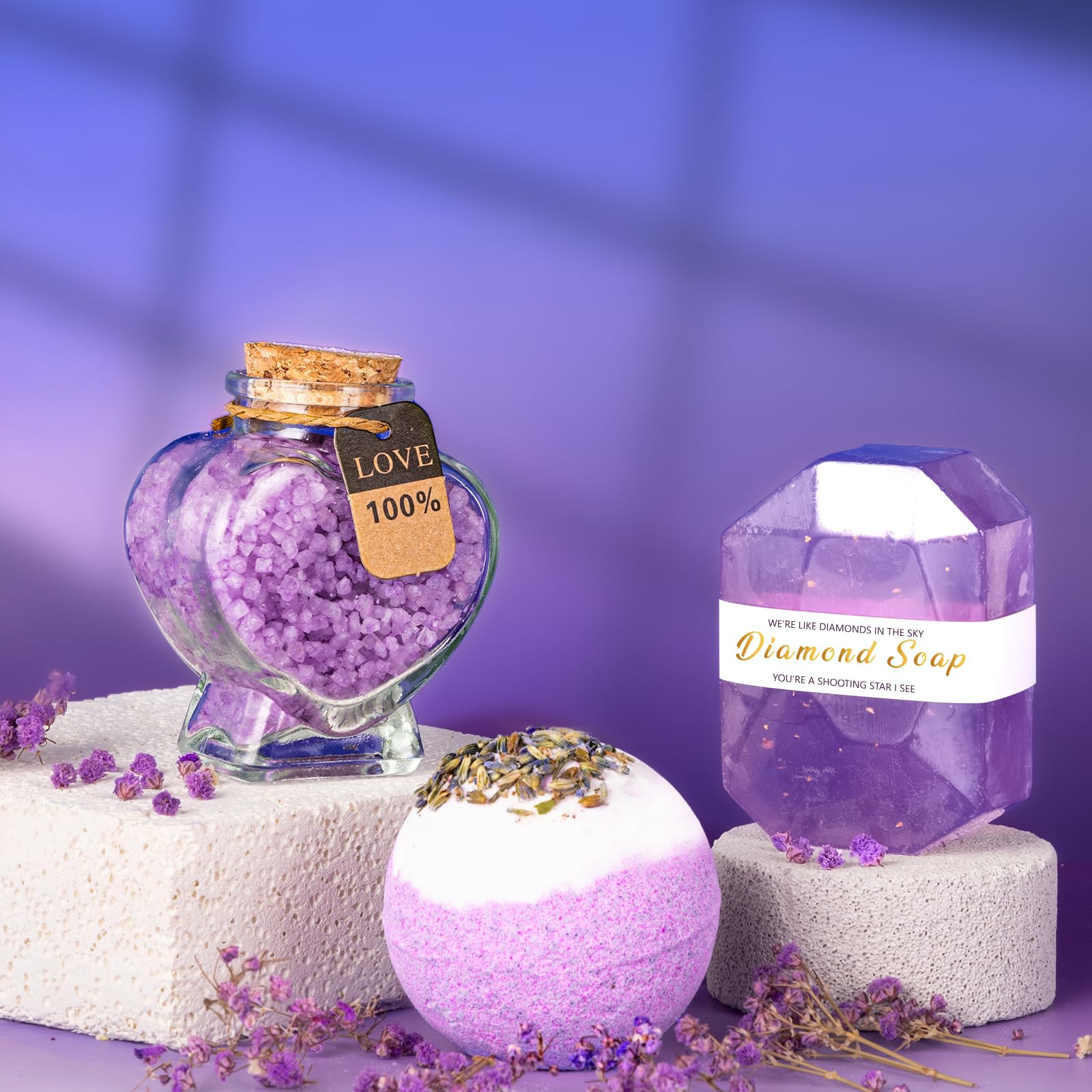 Lupow Birthday Gift Basket for Women - Relaxing Spa Set with Bath Essentials, Perfect for Wife, Girlfriend, Mother, Daughter & Coworkers | Ideal for Self-Care, Pampering & Special Occasions
