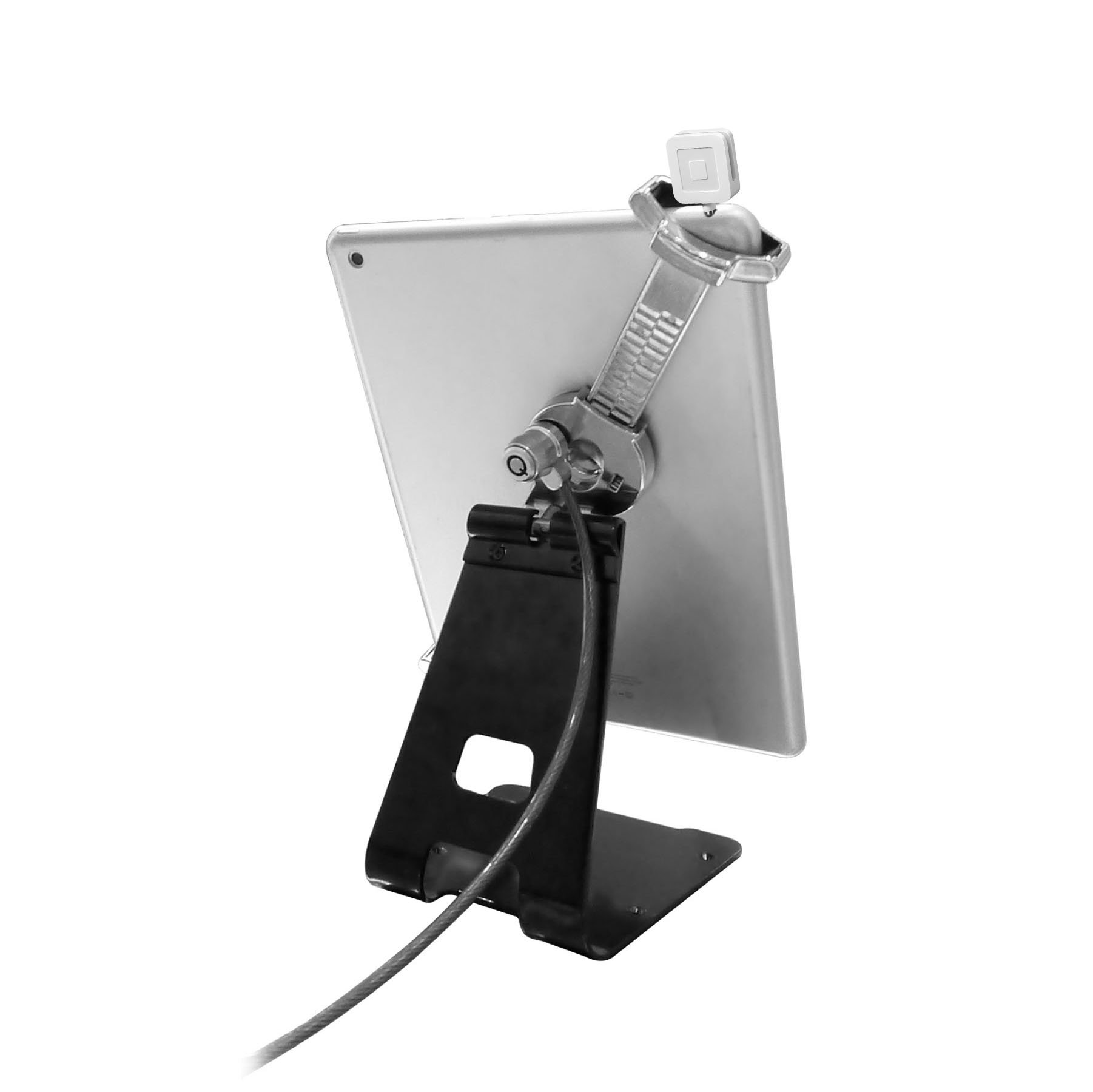 CTA Digital Universal Anti-Theft Tablet Stand & Security Grip - Compatible with iPad, Samsung Galaxy & More - Perfect for Travel, Cafes & Public Spaces