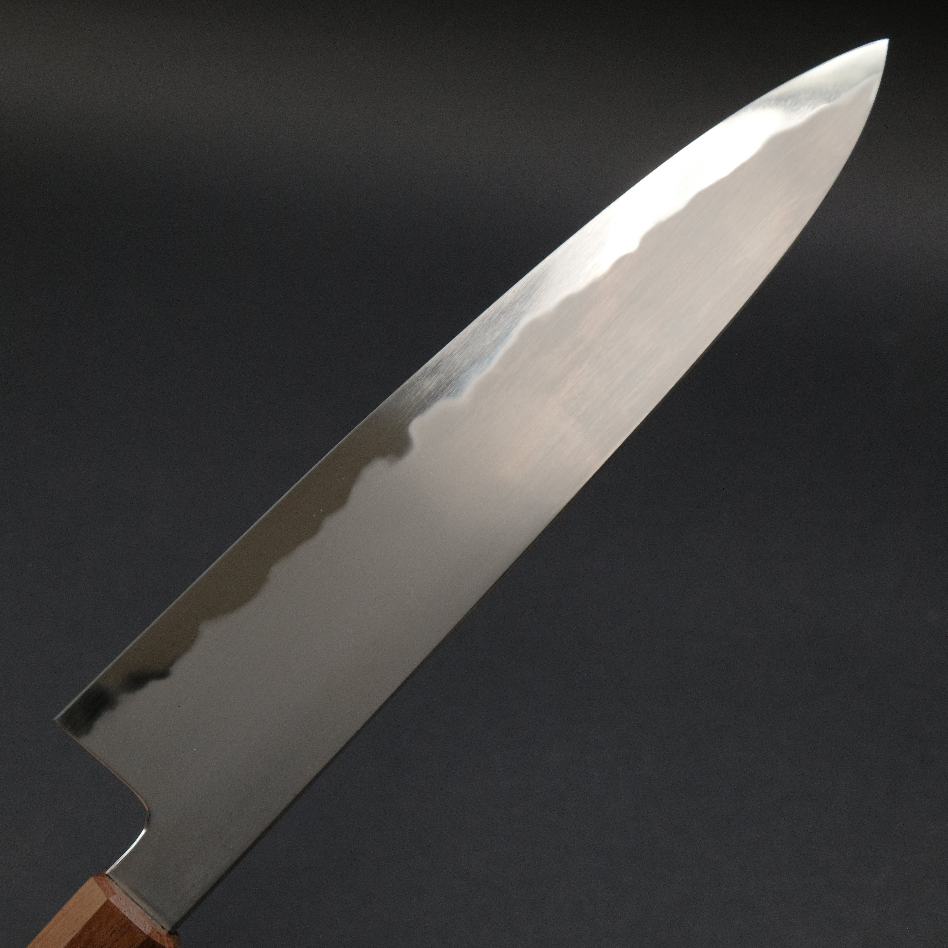 Premium Tetsujin Blue #2 Kasumi Gyuto 240mm Japanese Chef Knife with Khii Ebony Handle - Professional Kitchen Tool for Sushi, Meat Cutting & Precision Cooking