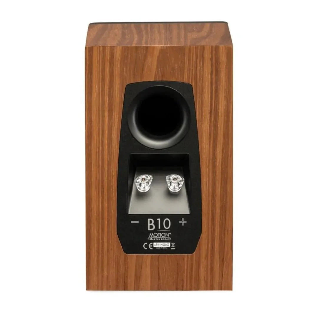 MartinLogan Motion B10 Premium Bookshelf Speakers - High-Fidelity Audio for Home Theater & Music Listening | Perfect for Living Rooms, Studios & Audiophiles