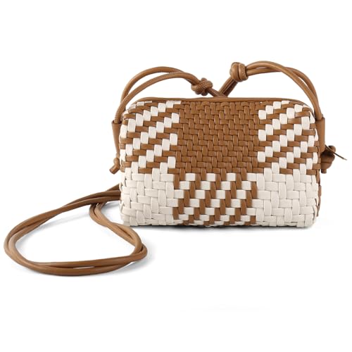 Brown and White