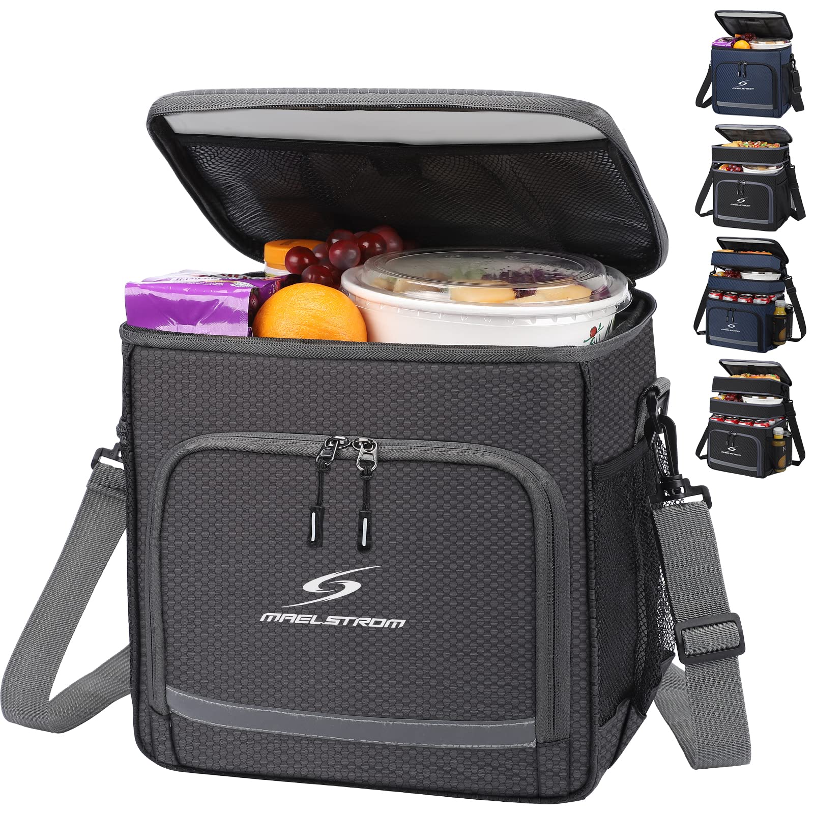 **Maelstrom Insulated Lunch Box for Men & Women - Leakproof Cooler Bag with Durable Tote Handle - Perfect for Work, School, Picnics & Outdoor Activities**