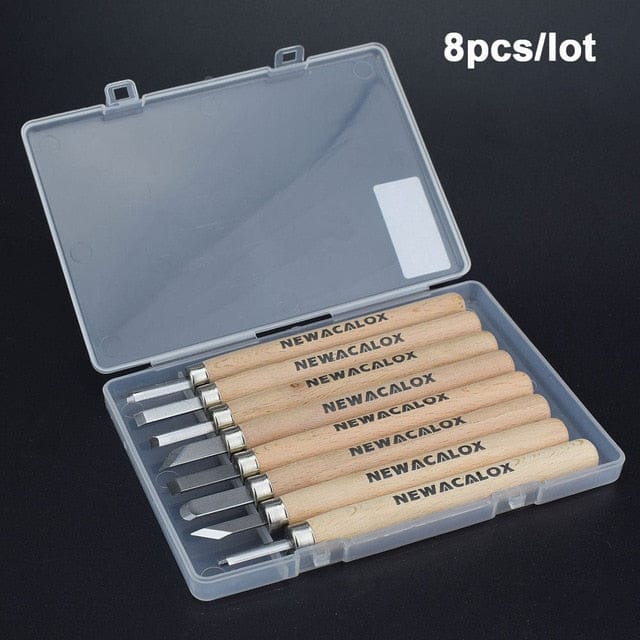 12-Piece Wood Carving Knife Set - DIY Pocket Knife, Scorper, Graver & Scalpel for Woodworking, Arts & Crafts | Perfect for Hobbyists & Professional Woodcutting Projects