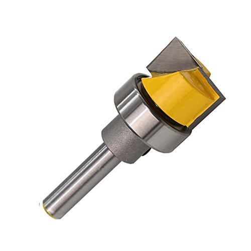 1/4 Inch Shank Mortise Router Bit - Woodworking Template Cutter for Tenon Joints & Milling - Perfect for Cabinet Making, Furniture Building & DIY Wood Projects