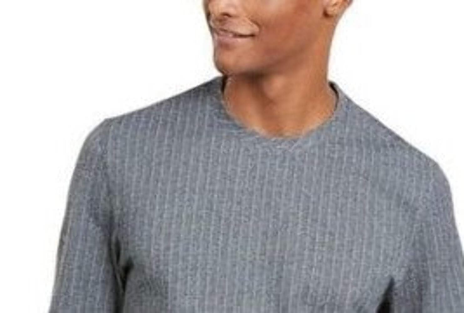 Alfani Men's Heather Gray Fleece Sweatshirt - Soft Casual Pullover for Lounge, Workout & Everyday Wear
