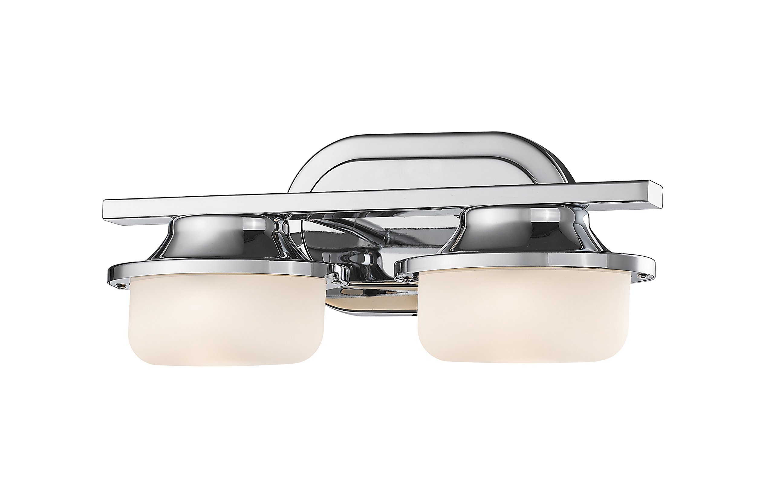 2-Light Bathroom Vanity Light Fixture - Modern LED Wall Sconce for Makeup Mirror Lighting, Perfect for Bedroom, Powder Room & Dressing Area