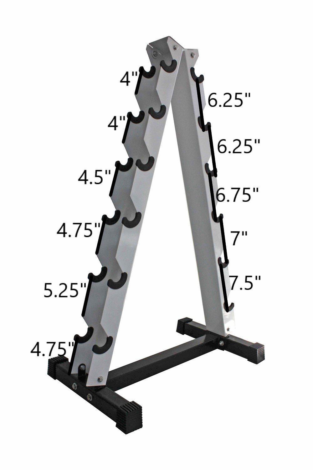 Ader Dumbbell Rack - Heavy Duty Dumbbell Storage Stand for Home Gym, Garage & Fitness Studio - Organize Weights Up to 1000 lbs - Space Saving Workout Equipment for Strength Training & Weightlifting