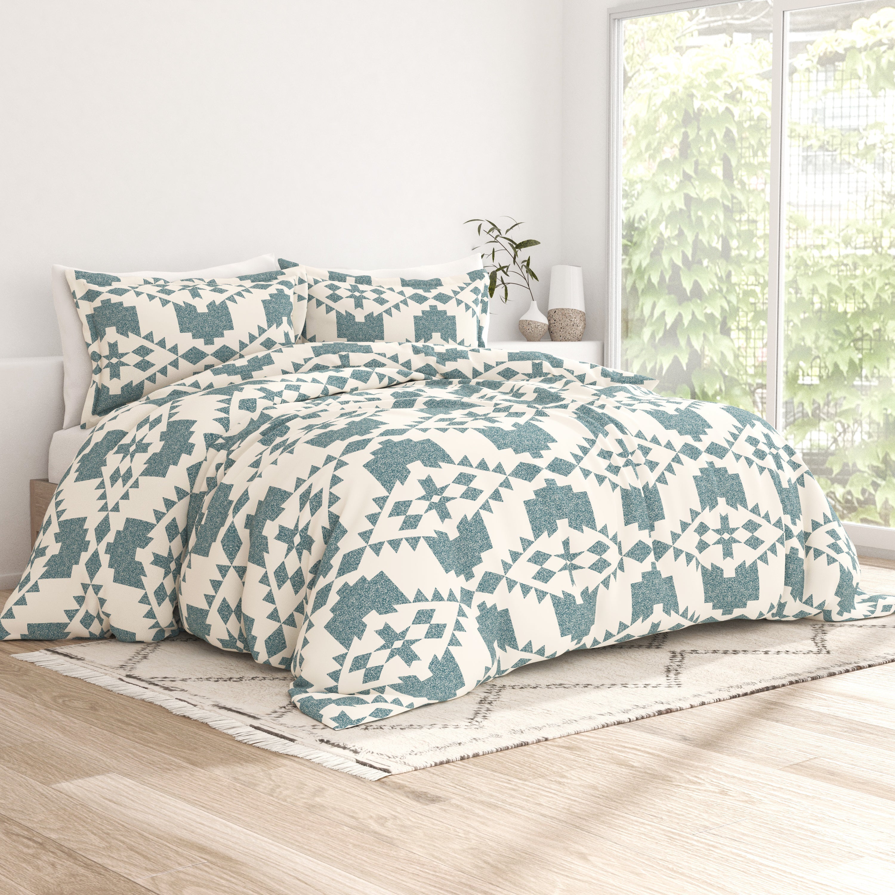 Stylish 3-Piece Duvet Cover Set with Elegant Patterns - Perfect for Bedroom Decor & Cozy Sleep