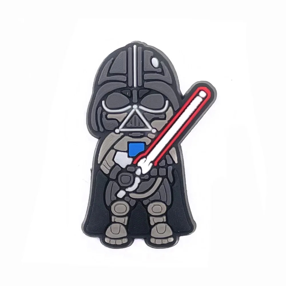 25 Styles Star Wars Yoda Shoe Charms for Crocs - DIY Decor Jibbitz for Kids & Adults - Waterproof Shoe Accessories for Slippers, Sandals & Water Shoes - Perfect Gift for Star Wars Fans & Crocs Lovers