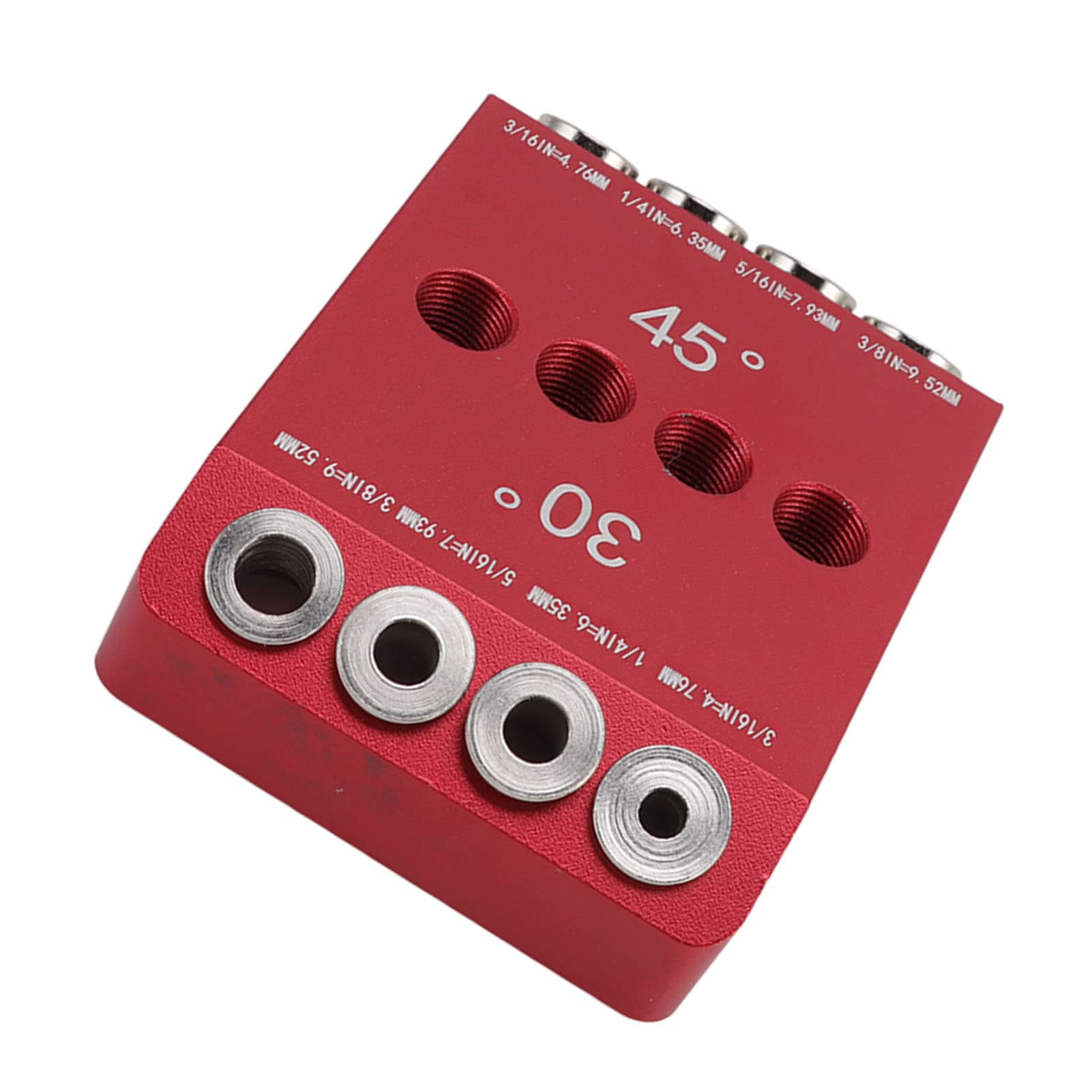 90 Degree Angle Drill Guide Template - Fdit 30/45/90 Degree Multi-Angle Hole Locator for Woodworking, Inch Measurement, Perfect for Display Stands & Cabinet Making | Drill Positioning Tool for Precise Angled Holes