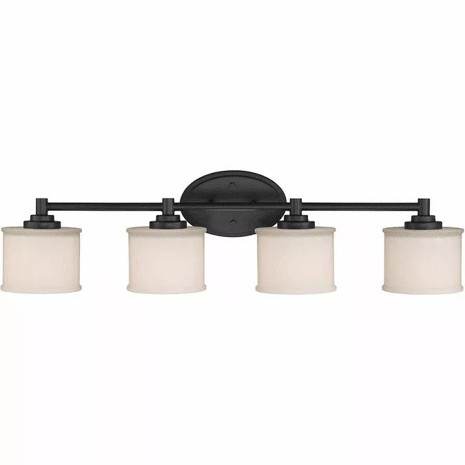 Trans Globe Lighting 70724 ROB Cahill Collection 4-Light Bathroom Wall Sconce in Oil Rubbed Bronze Finish - Perfect for Vanity Lighting, Powder Room Decor & Spa-Style Bathroom Ambiance