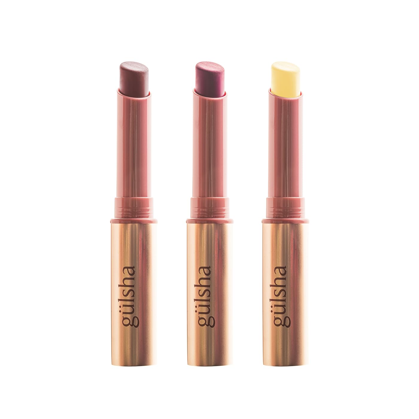 Gulsha Rose Kiss Lip Care Soft Matte Lipstick with Natural Rose Essential Oil - 2g (0.07oz) - Hydrating & Long-Lasting Lip Color for Daily Wear, Date Night & Special Occasions