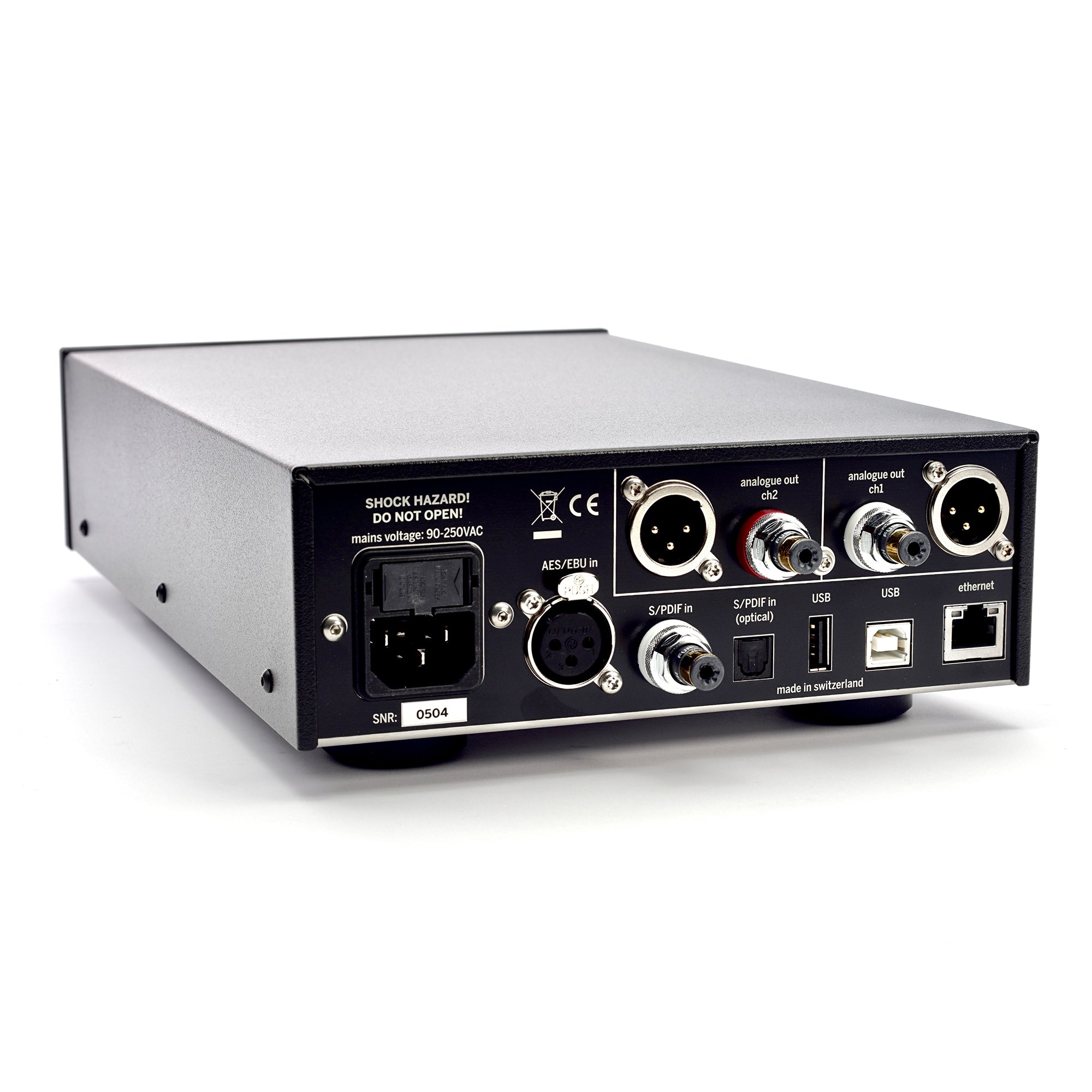 Weiss DAC501 High-End Digital to Analog Converter - Audiophile-Grade Sound for Home Theater & Studio Recording