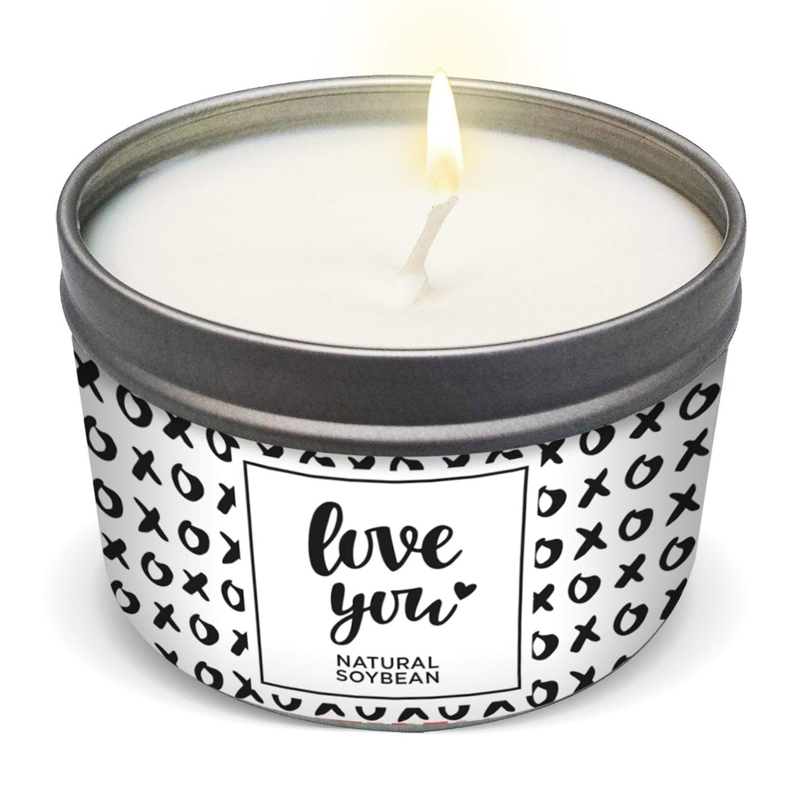 Long Lasting Aromatherapy Soy Wax Candle - 6 Oz (35 Hour Burn) | Vanilla, Lavender, Rose, Jasmine & Lilac Scented Candle for Romance, Relaxation & Home Decor | All Natural, Eco-Friendly Candle for Bedroom, Bathroom & Meditation Spaces