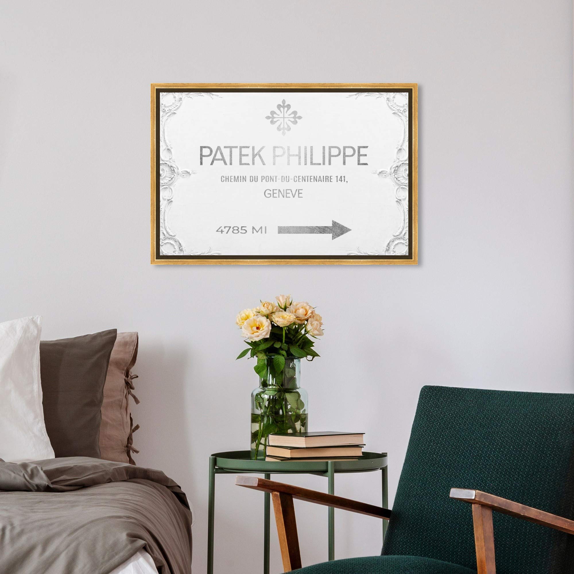 Oliver Gal Fashion Wall Art - Geneva Watches Canvas Print 24x16