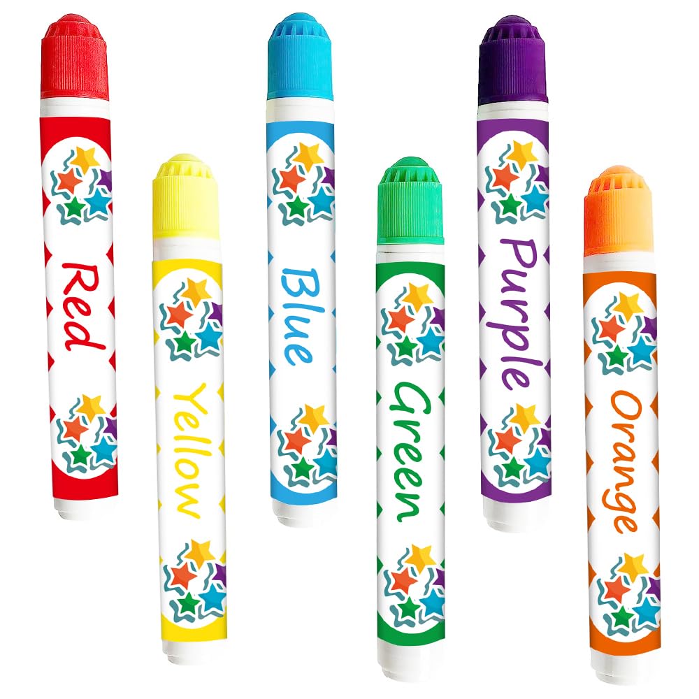 **Non-Toxic Washable Dot Markers for Kids - Bright Mini Bingo Daubers & Dabbers for Art, Learning & Hand-Eye Coordination - Perfect for Toddlers, Classrooms & Party Games**
