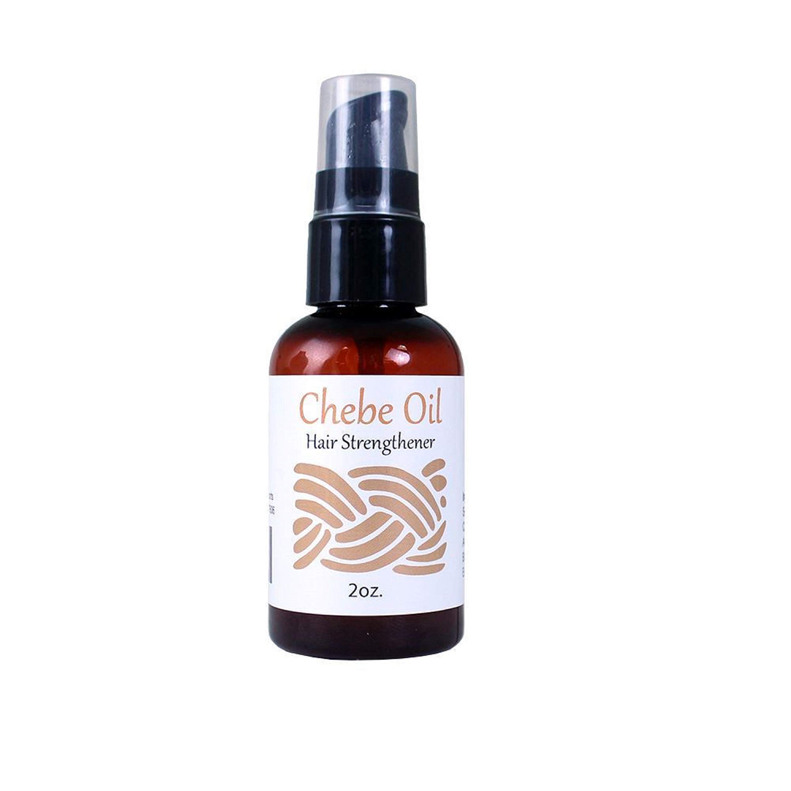 Organic Chebe Oil Hair Strengthener for Hair Growth & Breakage Prevention - Natural Hair Care Treatment for Dry, Damaged Hair - Perfect for Daily Use & Protective Styling
