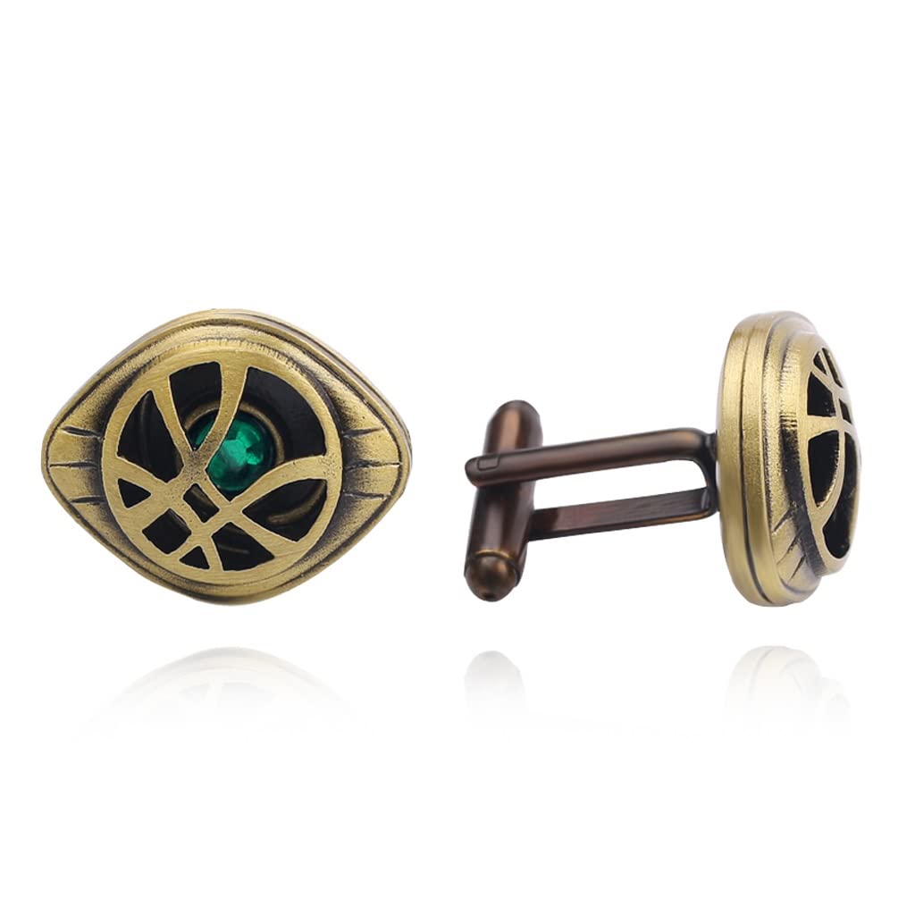 **Gold Alloy Cufflinks for Men – Elegant Shirt Accessories for Formal Wear & Business Attire**