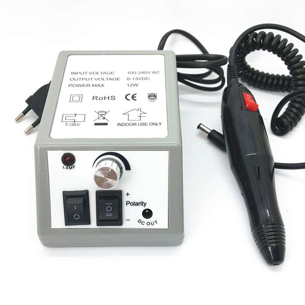 Professional Electric Nail Drill Kit - Cordless Nail File Machine for Acrylic & Gel Nails, Manicure Pedicure Set with Multiple Bits - Perfect for Salon & Home Nail Art, Polishing & Shaping
