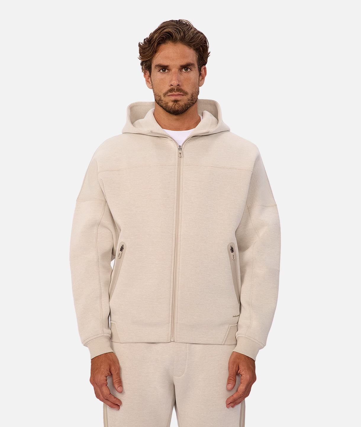 The Washington Zip Thru Hoodie - Stone Heather Color | Cozy & Stylish Pullover for Men & Women | Perfect for Outdoor Activities, Casual Wear & Layering