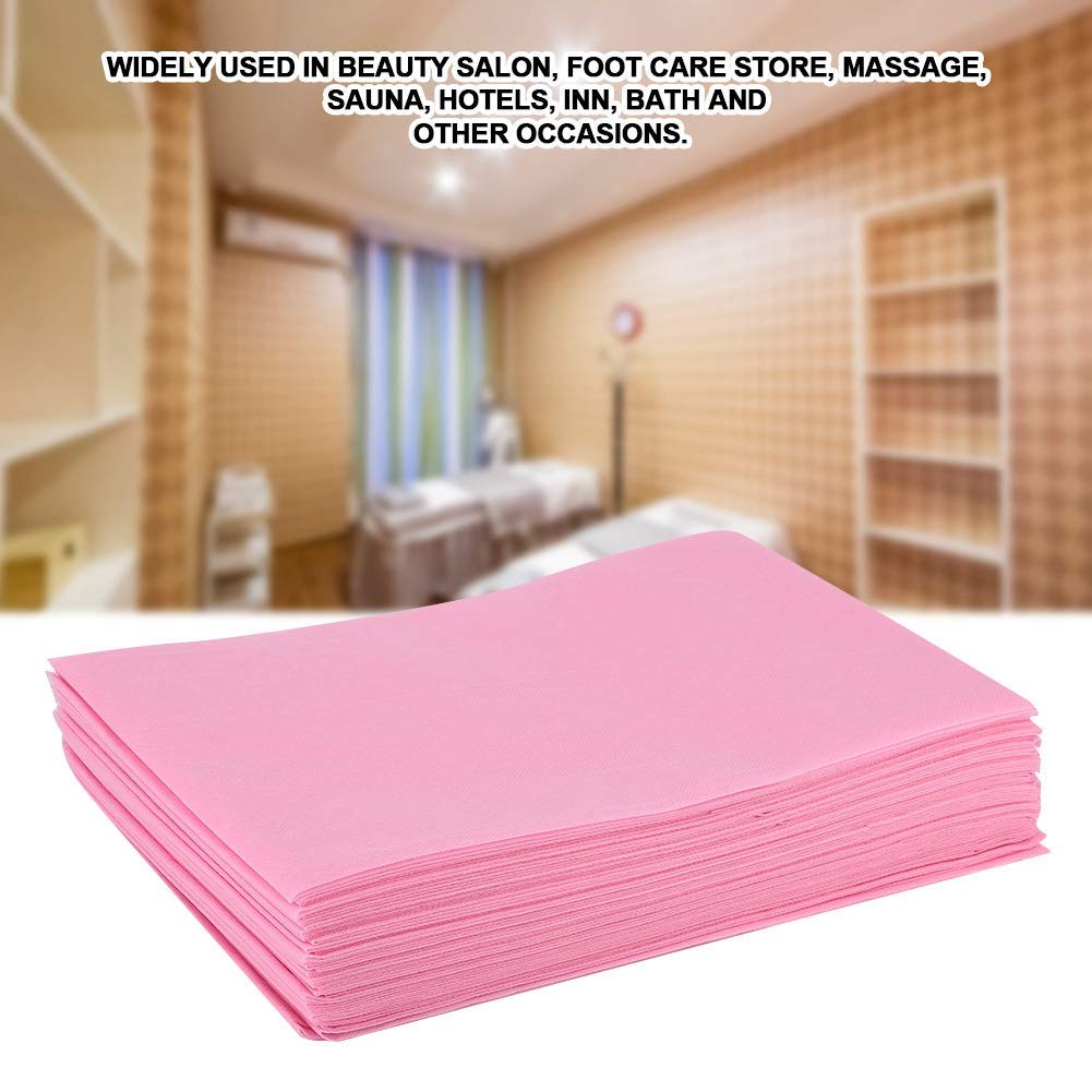 40pcs Disposable Bed Sheets - Waterproof & Oil Resistant Massage Table Covers for Salon, Spa, Tattoo & Hotel Use - Hygienic Single-Use Bed Protectors for Beauty Treatments & Professional Services