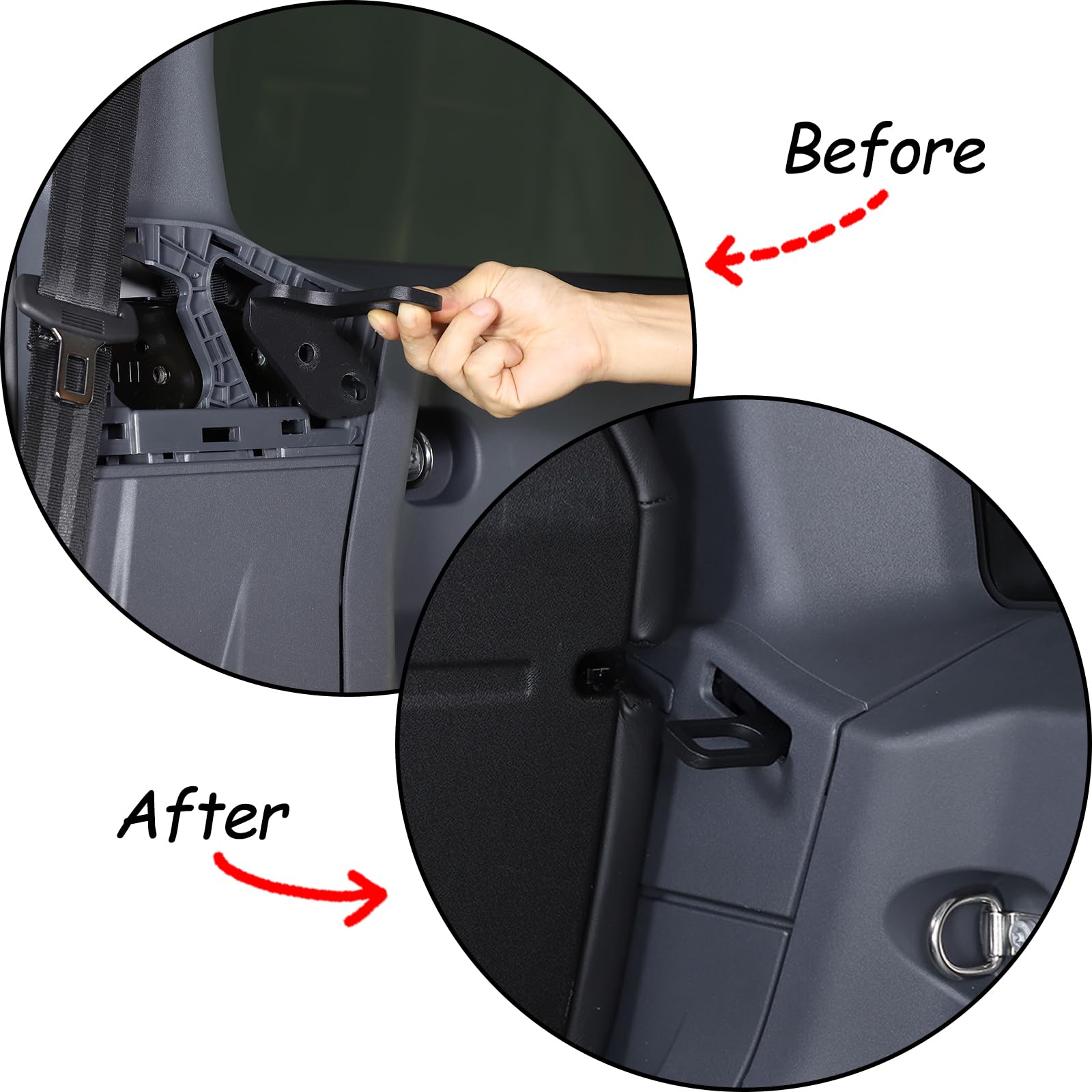 Ineos Grenadier 2020-2024 Car Seat Backrest Adjustment Bracket - Heavy Duty Carbon Steel Rear Seat Angle Modifier | Perfect for Off-Road Comfort & Custom Car Modifications